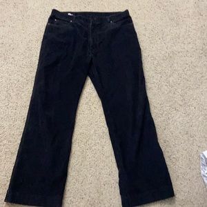 Black Zeppelin Corduroy Pants
